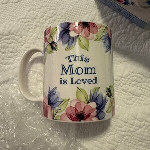 NIB This Mom Is Loved Ceramic Mug w/ Gift Box